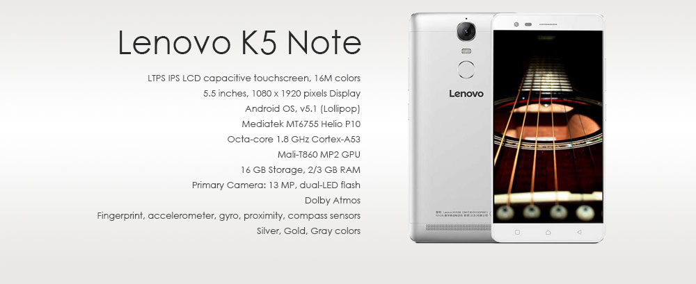 Lenovo K5 Note
